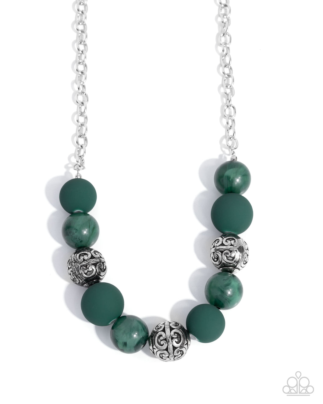 Bewitching Texture - Green Paparazzi Accessories