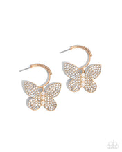 Load image into Gallery viewer, Butterfly Boundary - Gold Paparazzi Accessories
