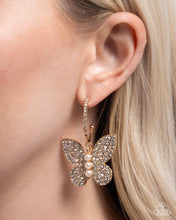 Load image into Gallery viewer, Butterfly Boundary - Gold Paparazzi Accessories
