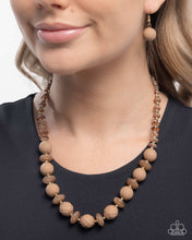 Load image into Gallery viewer, Cloudy with a Chance of CHARACTER - Brown Paparazzi Accessories
