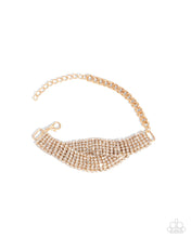 Load image into Gallery viewer, Trustworthy Twist - Gold Paparazzi Accessories
