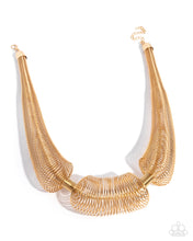 Load image into Gallery viewer, Carefree Coils - Gold Paparazzi Accessories
