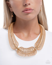 Load image into Gallery viewer, Carefree Coils - Gold Paparazzi Accessories
