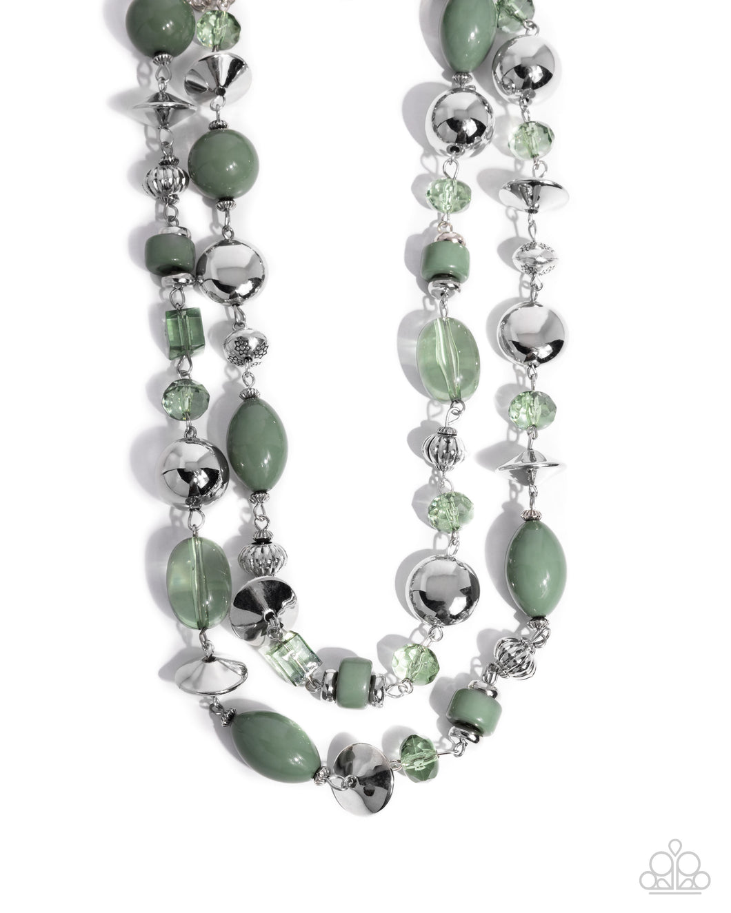 Eye-Catching Earnings - Green Paparazzi Accessories