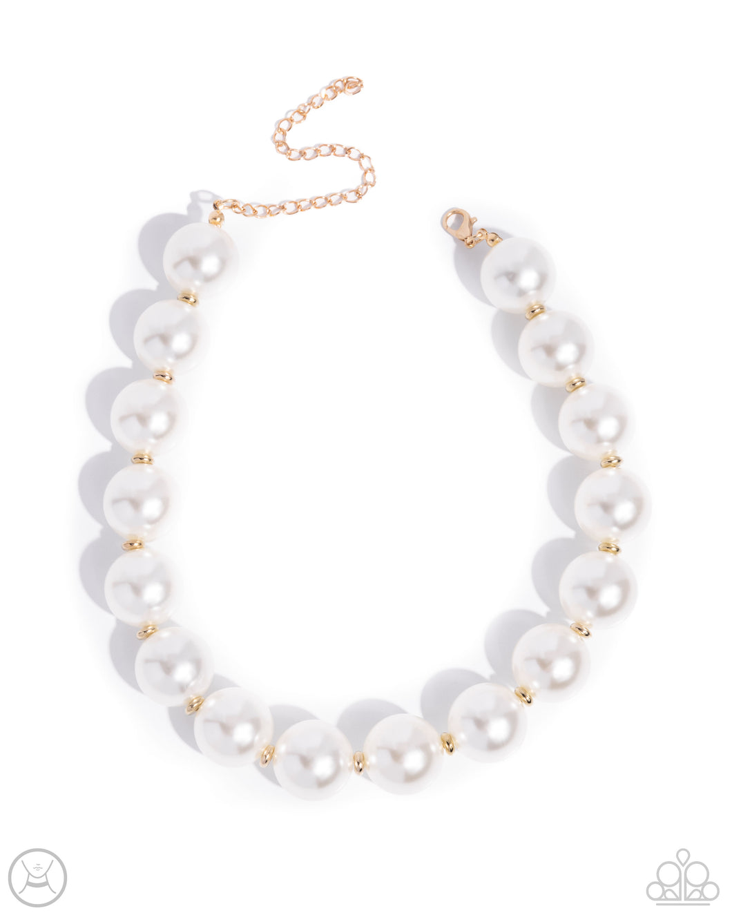 Pronounced Pearls - Gold Paparazzi Accessories