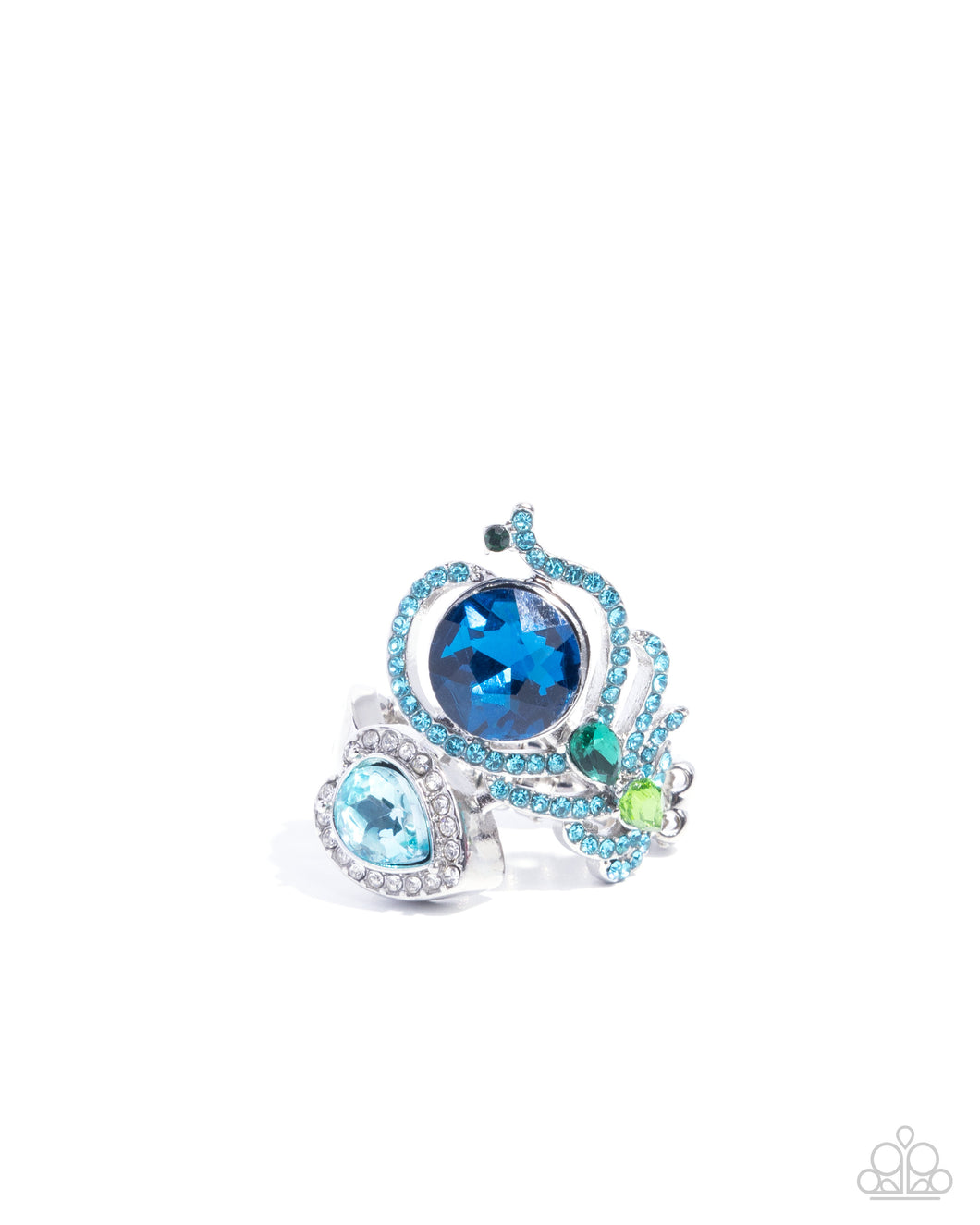 Enigmatic Excess - Blue Paparazzi Accessories