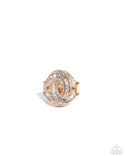 Load image into Gallery viewer, Sinuous Shimmer - Gold Paparazzi Accessories
