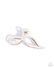 Load image into Gallery viewer, Coquette Clip - White Paparazzi Accessories
