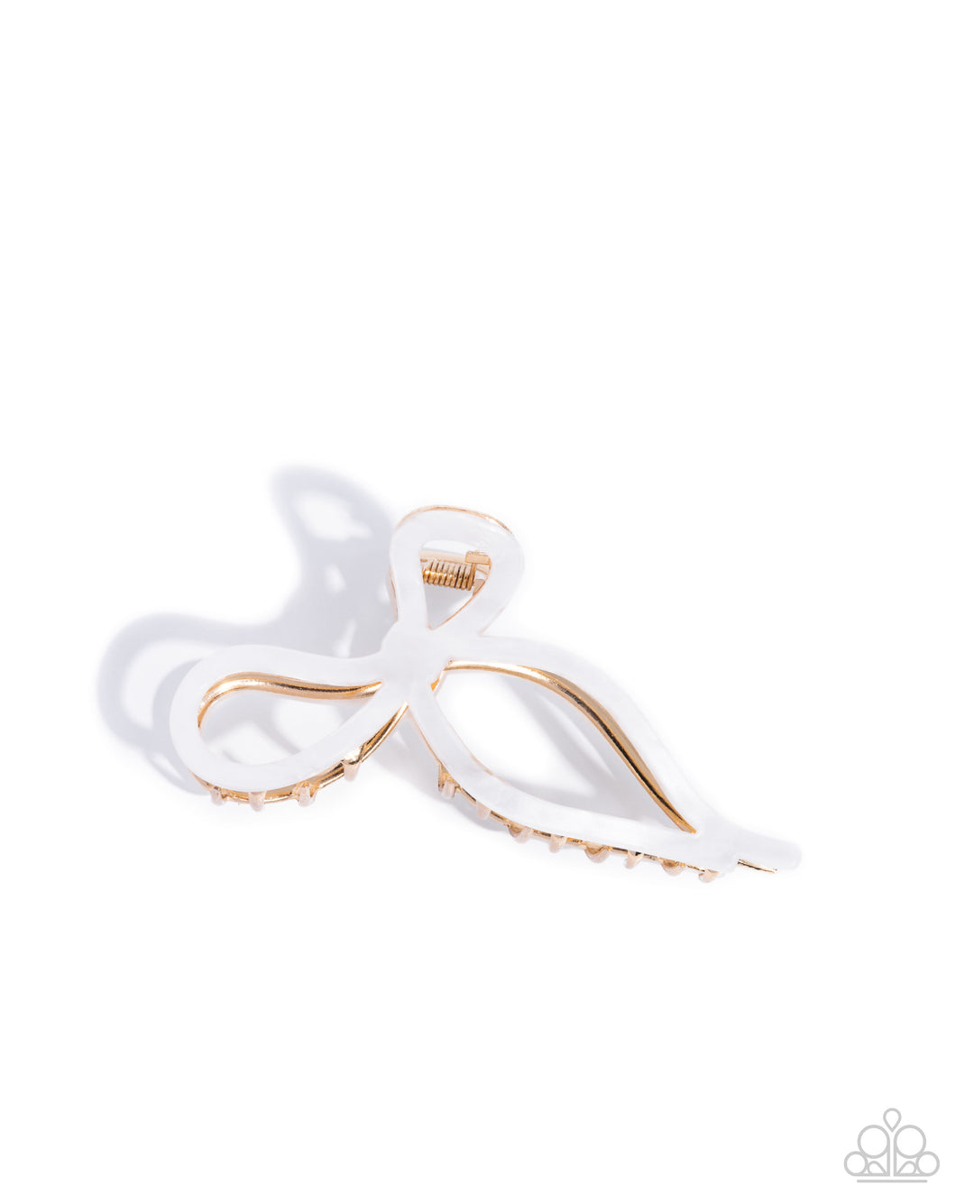 Coquette Clip - White Paparazzi Accessories