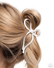 Load image into Gallery viewer, Coquette Clip - White Paparazzi Accessories
