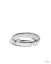 Load image into Gallery viewer, Flashy Fringe - Silver Paparazzi Accessories
