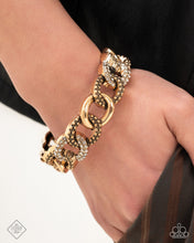 Load image into Gallery viewer, Assertive Austerity - Gold Paparazzi Accessories
