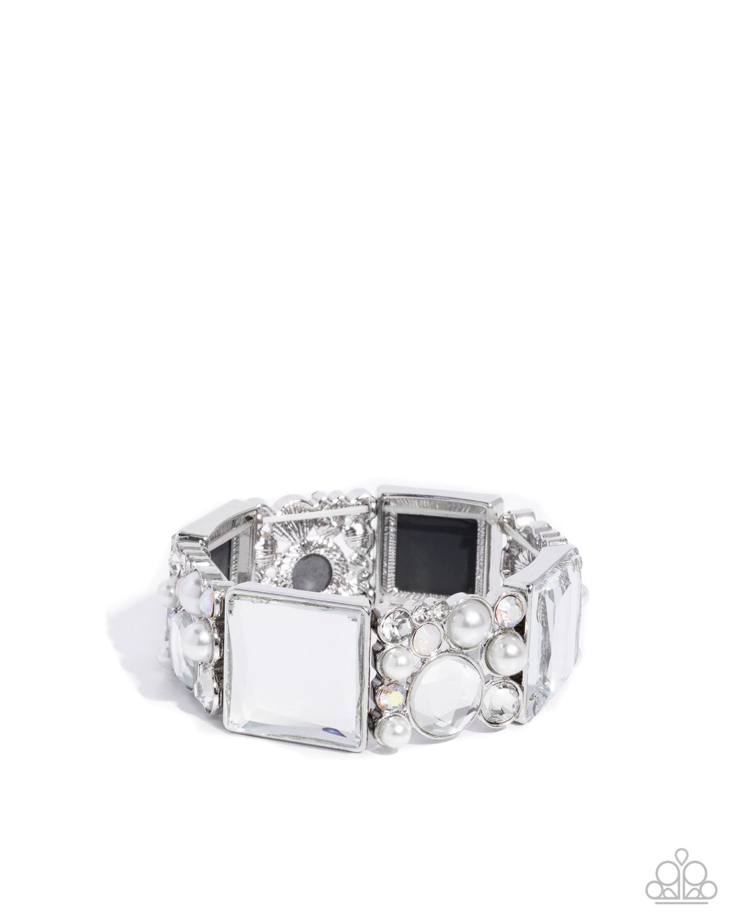 Glam to the Max - White Paparazzi Accessories
