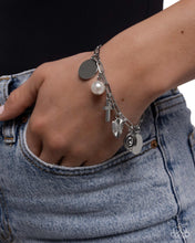 Load image into Gallery viewer, Charm Commitment - White Paparazzi Accessories
