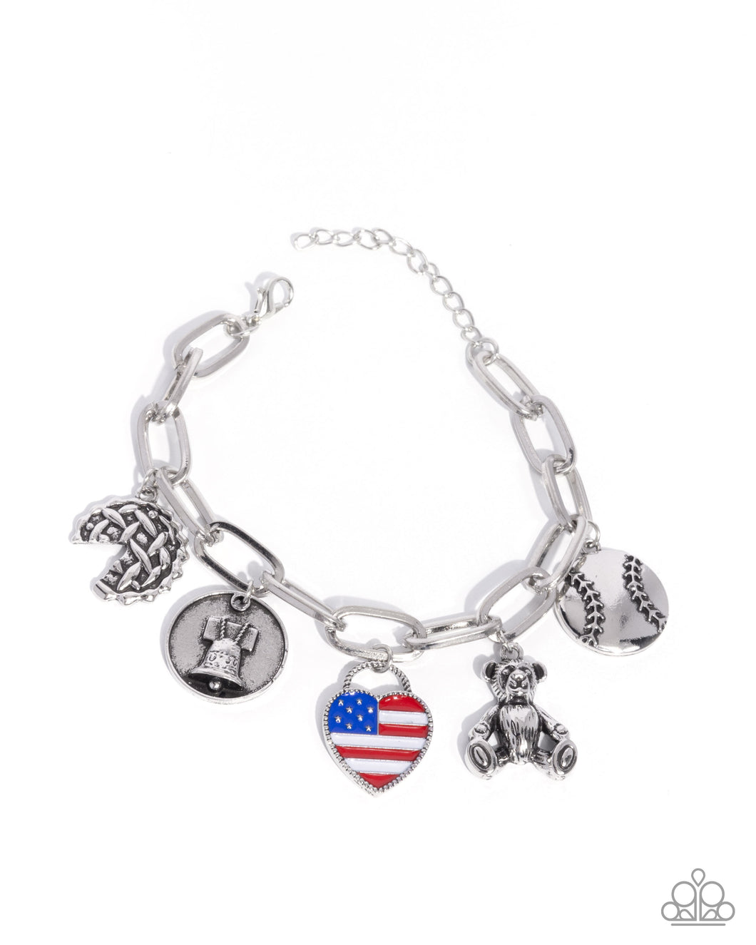 Adorably All American - Red Paparazzi Accessories
