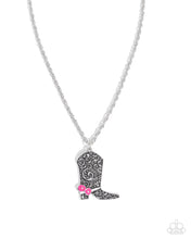 Load image into Gallery viewer, Blazing Boot - Pink Paparazzi Accessories
