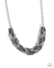Load image into Gallery viewer, Braided Breakthrough - Silver Paparazzi Accessories
