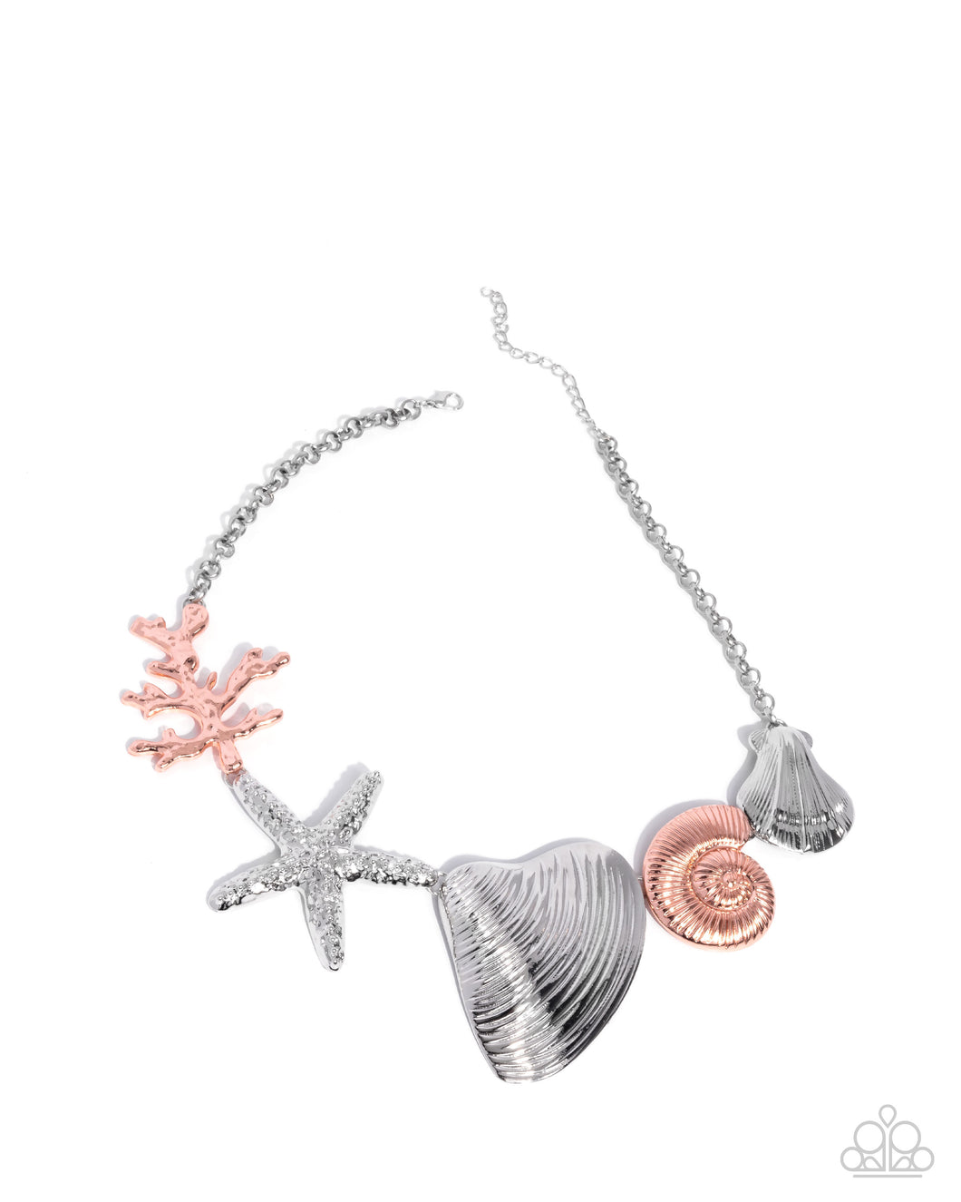 Along the Reef - Silver Paparazzi Accessories