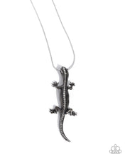 Load image into Gallery viewer, Salamander Statement - Black Paparazzi Accessories
