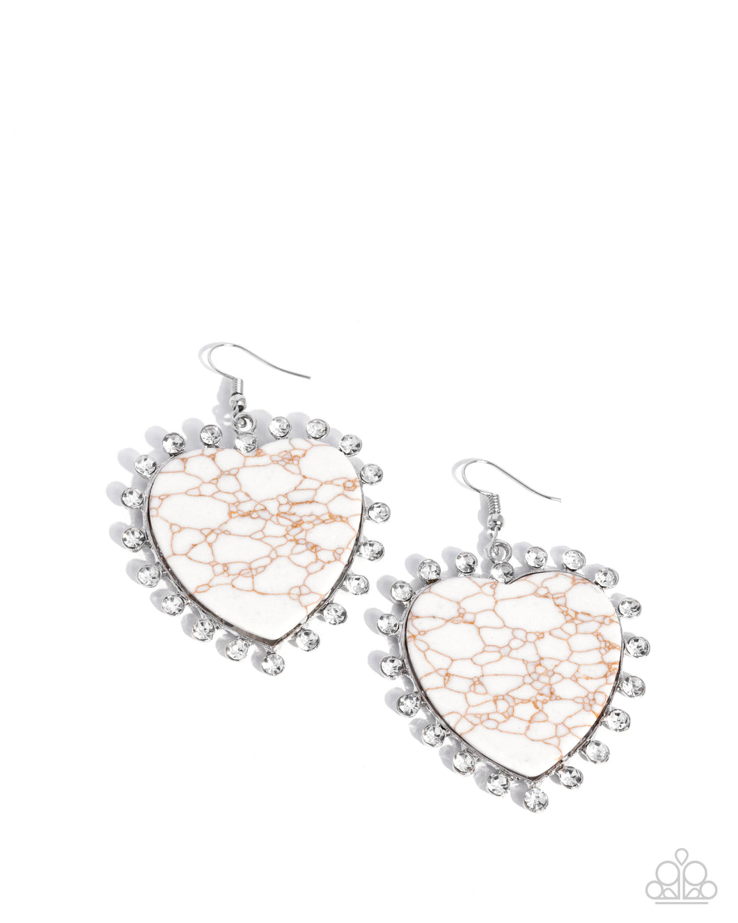 Dazzling Damsel - White Paparazzi Accessories
