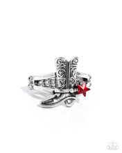 Load image into Gallery viewer, Boot Beginning - Red Paparazzi Accessories
