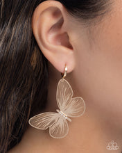 Load image into Gallery viewer, Fluttering Folk - Gold Paparazzi Accessories
