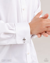 Load image into Gallery viewer, Crowning Cuff Links - Silver Paparazzi Accessories
