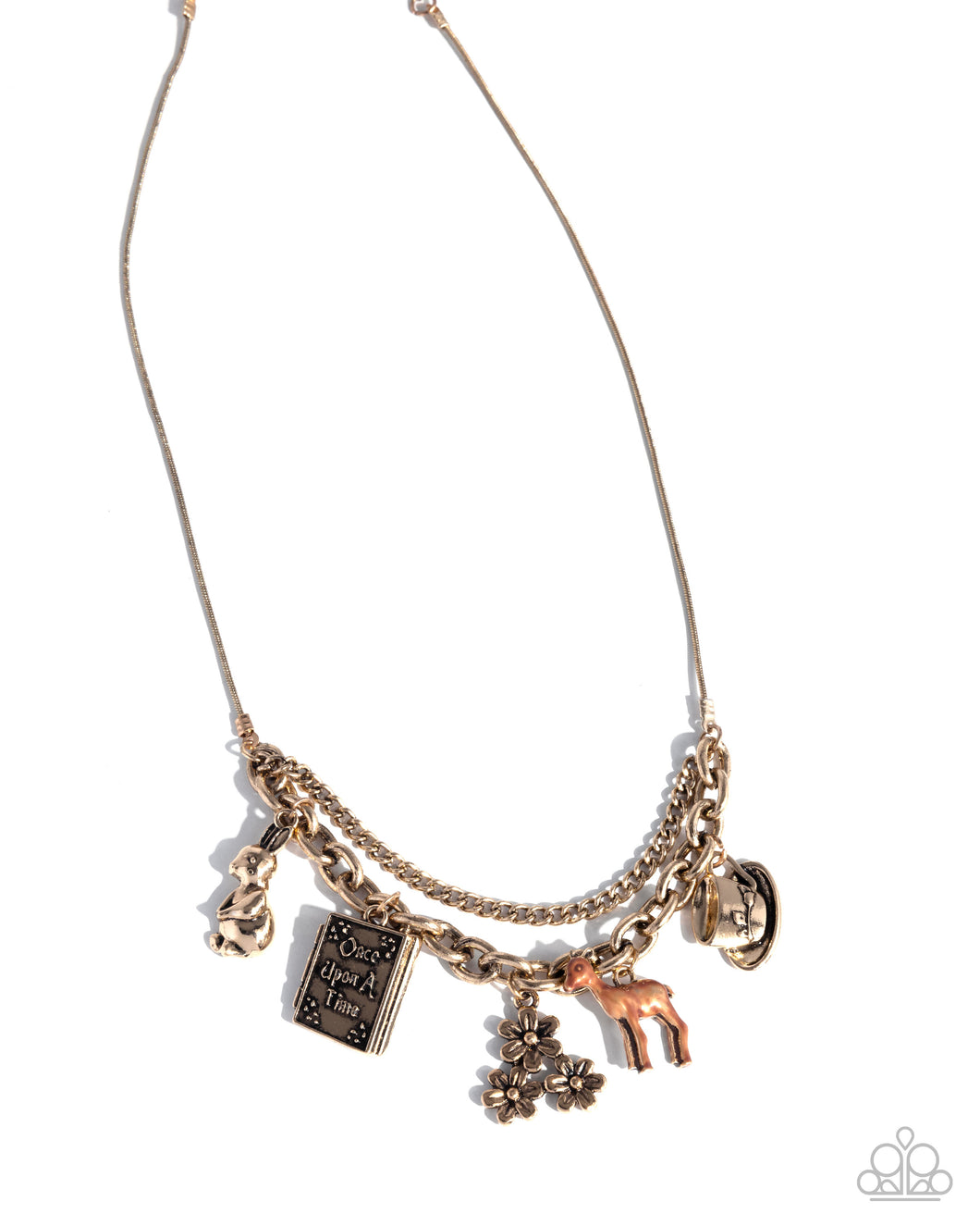 Storybook Setting - Gold Paparazzi Accessories