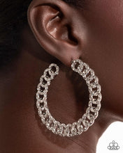 Load image into Gallery viewer, Interlocked Icing - White Paparazzi Accessories
