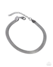 Load image into Gallery viewer, Mesh Maverick - Silver Paparazzi Accessories
