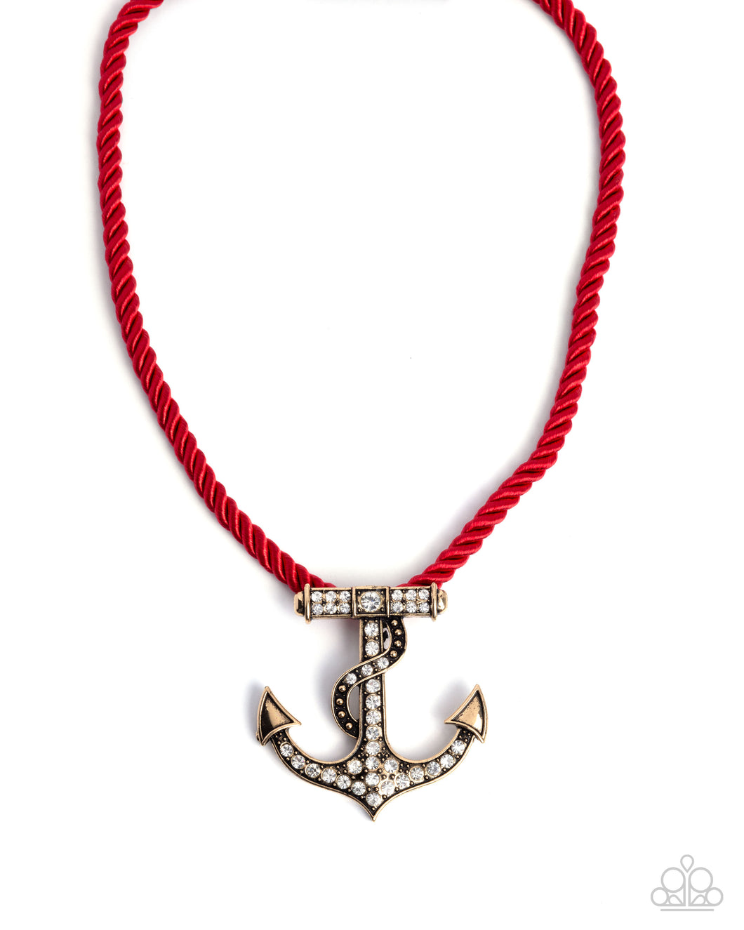 Anchored Allure - Red Paparazzi Accessories