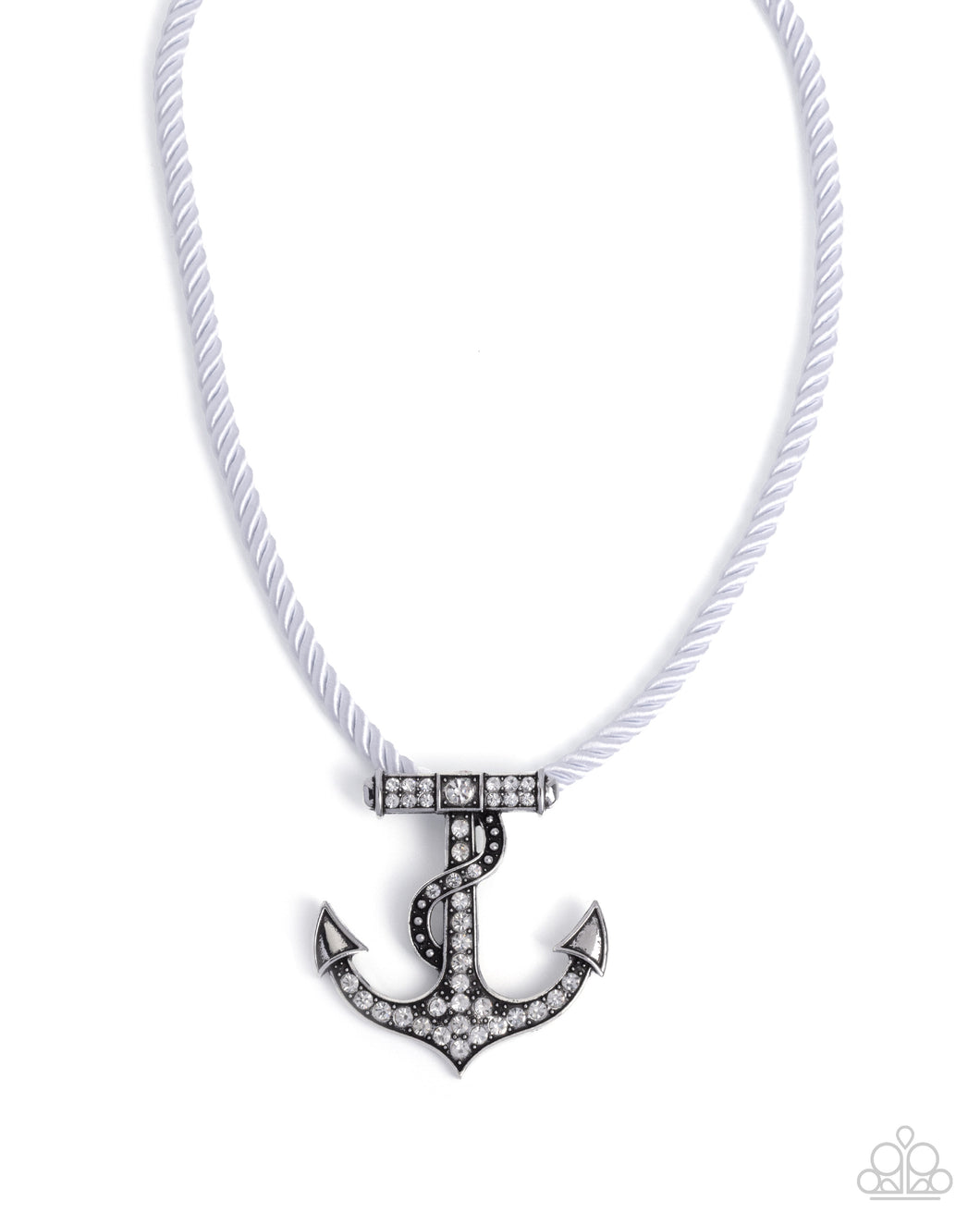 Anchored Allure - White Paparazzi Accessories