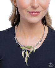 Load image into Gallery viewer, Lush Leaves - Green Paparazzi Accessories
