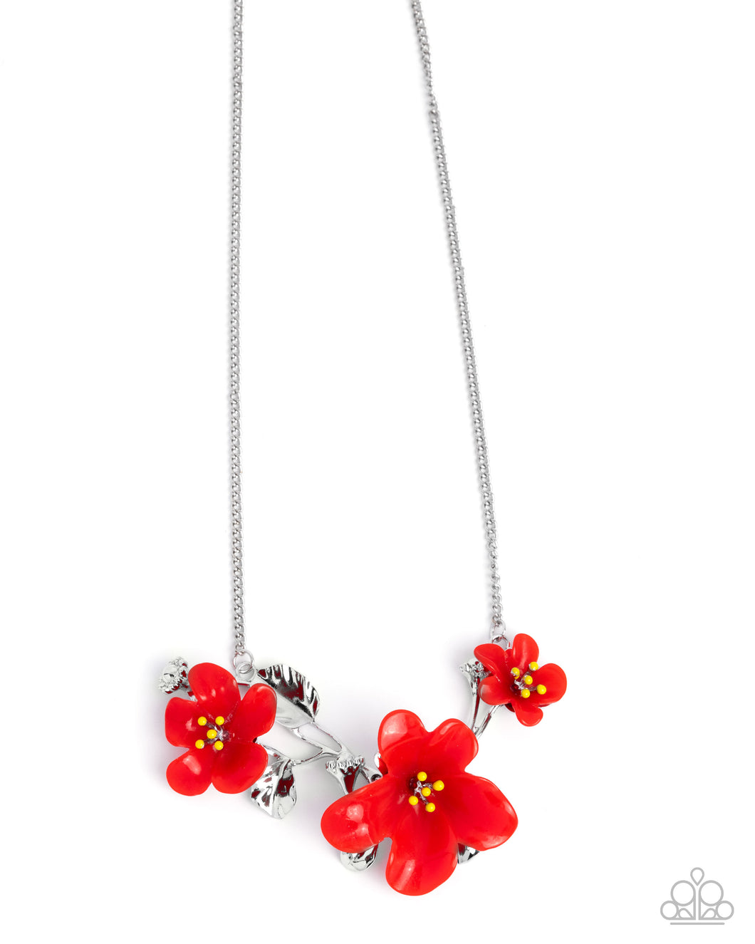 Floral Forecast - Red Paparazzi Accessories
