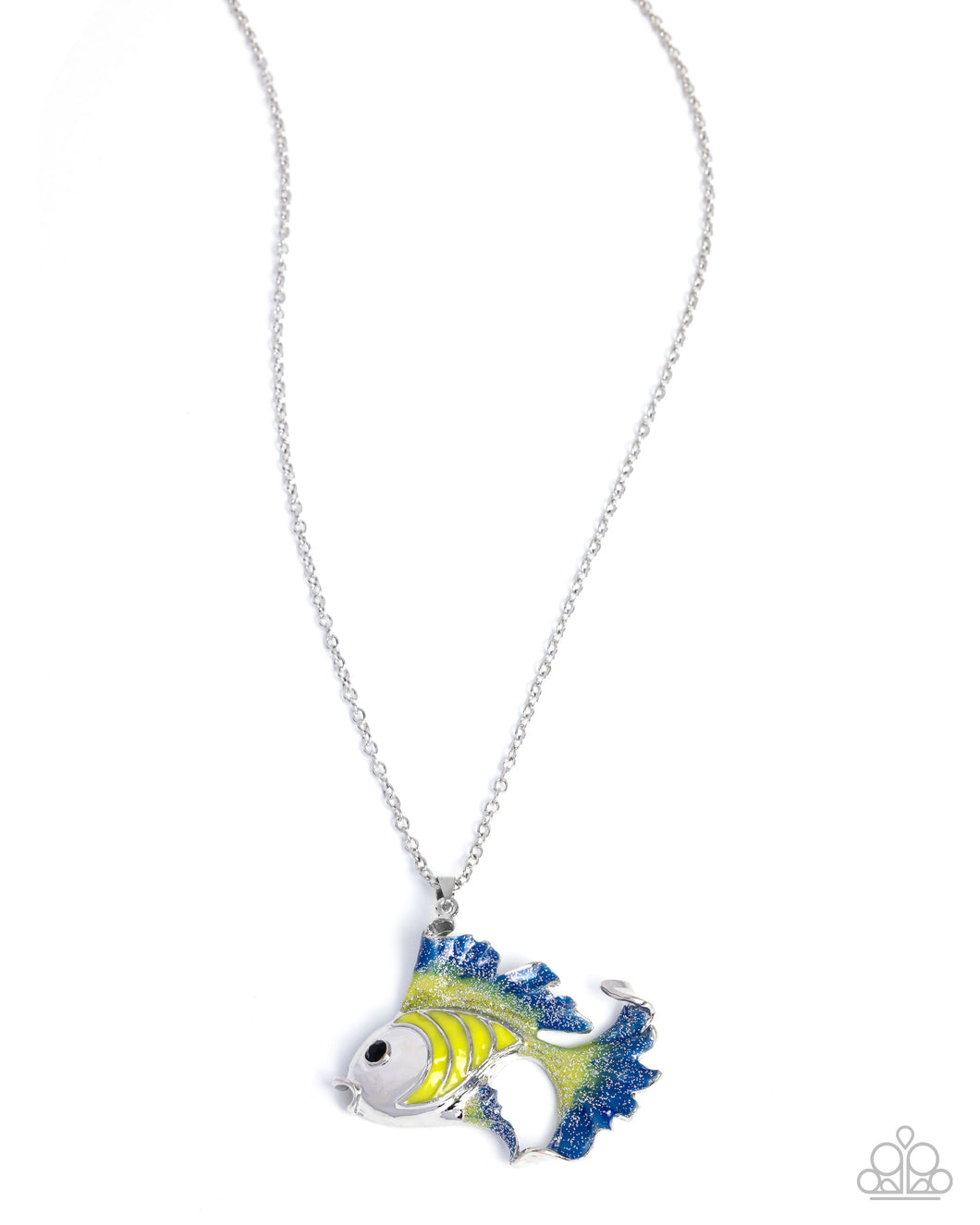 Flashy Fish - Yellow Paparazzi Accessories