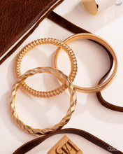 Load image into Gallery viewer, Tailored Texture - Gold Paparazzi Accessories
