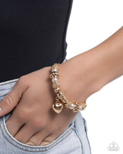 Load image into Gallery viewer, Pensive Polish - Gold Paparazzi Accessories
