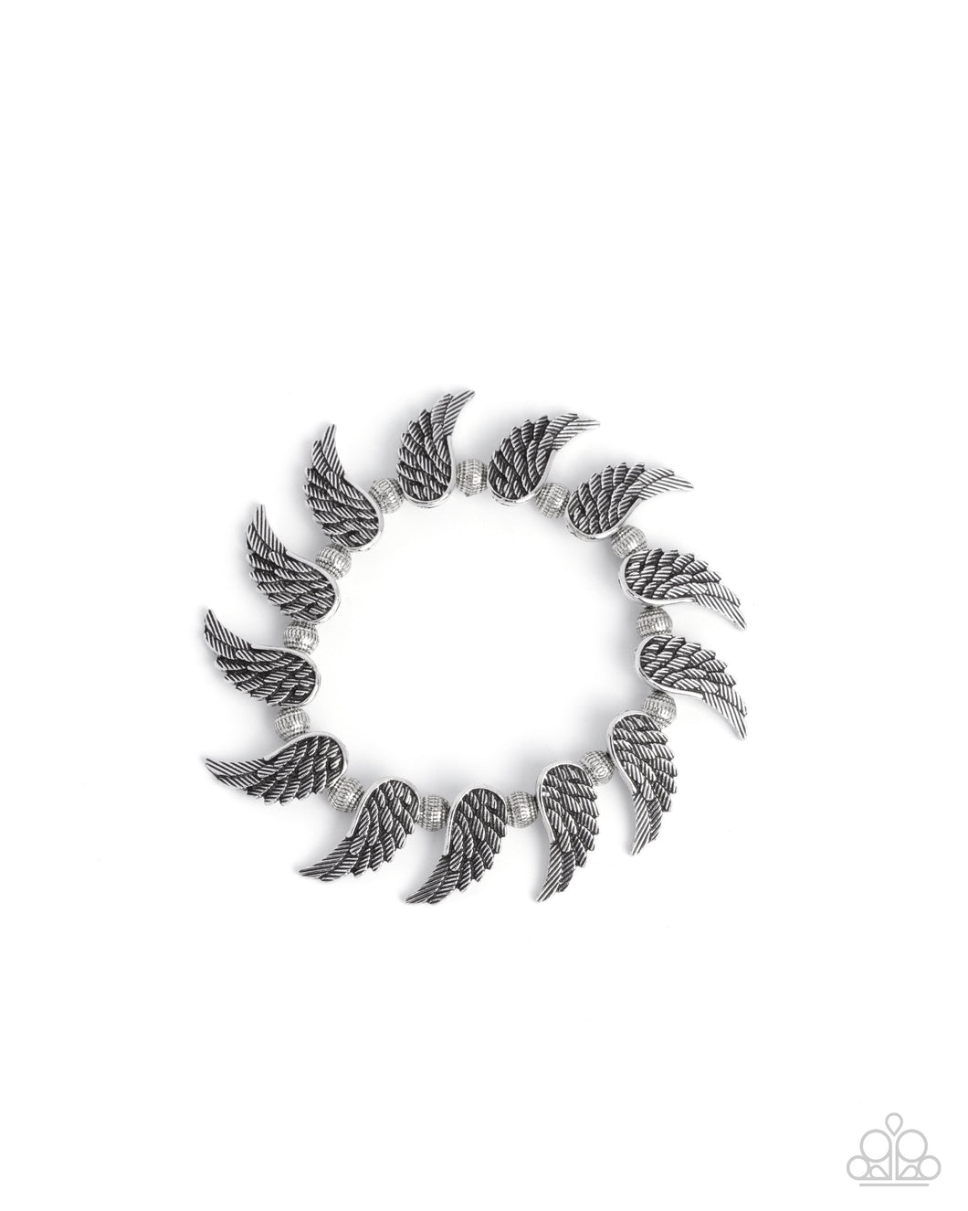 Angelic Ambiance - Silver Paparazzi Accessories