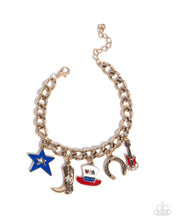 Load image into Gallery viewer, All-American Adornment - Gold Paparazzi Accessories
