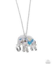 Load image into Gallery viewer, Educated Elephant - Blue Paparazzi Accessories
