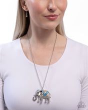 Load image into Gallery viewer, Educated Elephant - Blue Paparazzi Accessories
