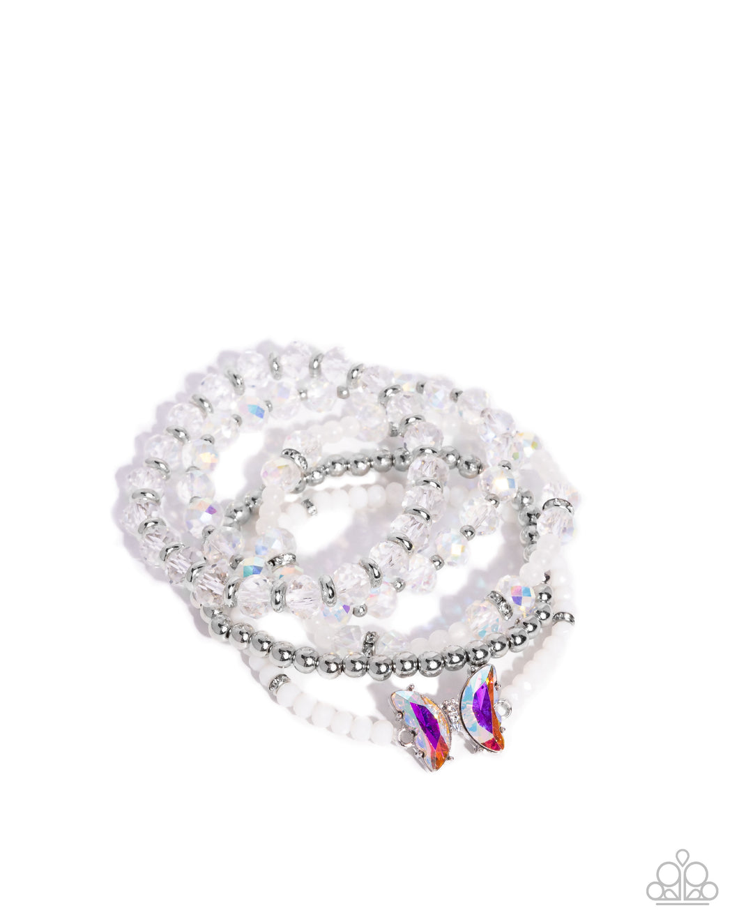 Aerial Abundance - White Paparazzi Accessories