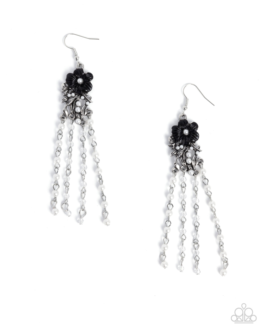 Flawless Floral - Black Paparazzi Accessories
