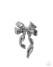 Load image into Gallery viewer, Bow Bonanza - Silver Paparazzi Accessories
