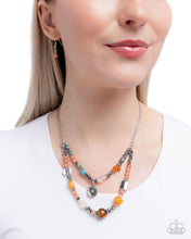 Load image into Gallery viewer, Blooming Barricade - Orange Paparazzi Accessories
