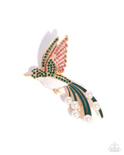 Load image into Gallery viewer, Hummingbird Homage - Green Paparazzi Accessories
