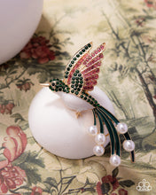 Load image into Gallery viewer, Hummingbird Homage - Green Paparazzi Accessories

