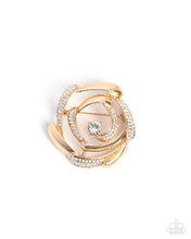 Load image into Gallery viewer, Singing Spirals - Gold Paparazzi Accessories
