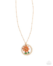 Load image into Gallery viewer, Framing Florals - Orange Paparazzi Accessories
