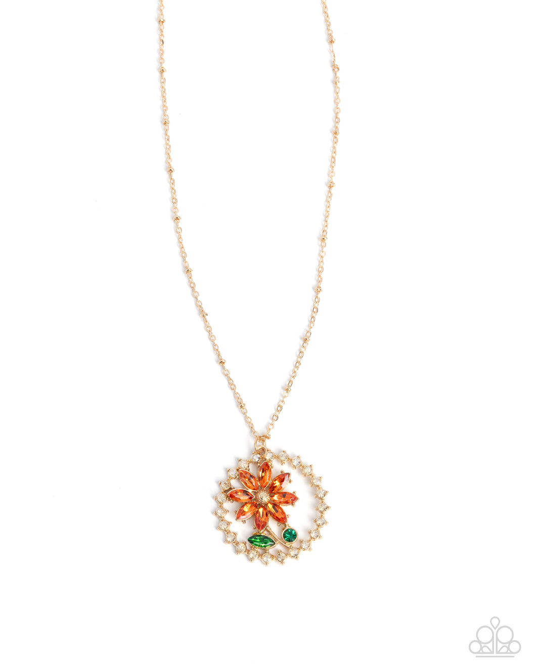 Framing Florals - Orange Paparazzi Accessories